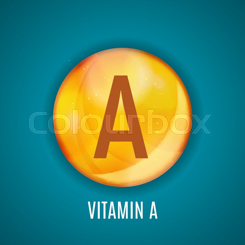 800x800 Vitamin A Icon Antioxidant Vector Stock Vector Colourbox