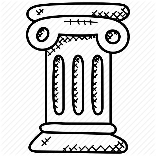 512x512 Ancient Column, Antique Column, Architectural Column, Pillar