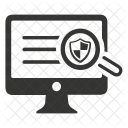 256x256 Antivirus Scanning Icon Of Glyph Style