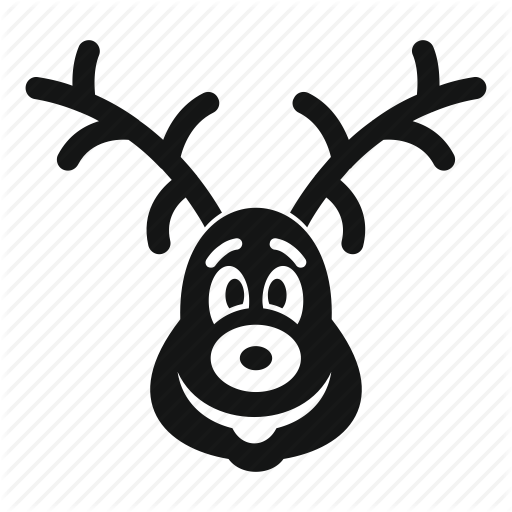 512x512 Animal, Antler, Christmas, Cute, Deer, Ech, Holiday Icon