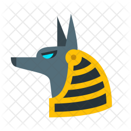 256x256 Anubis Icon Of Flat Style