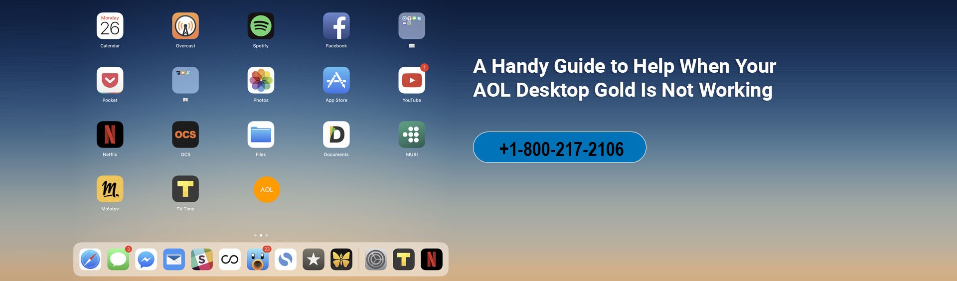 1920x564 Fix Aol Desktop Gold Icon Missing Error