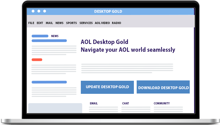 download aol desktop gold to install on disk