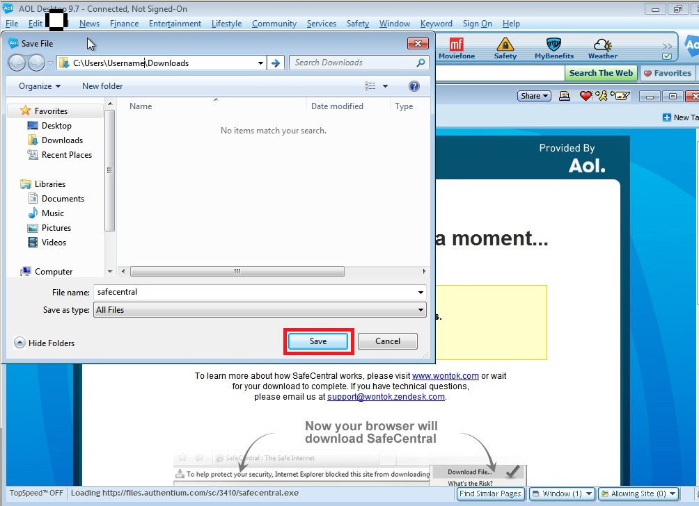 1004x728 Safecentral Safedesktop Download With Aol Desktop Wontok