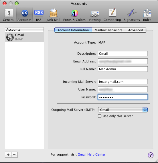 552x569 Aol Mail Account To Apple Mail Using Imap