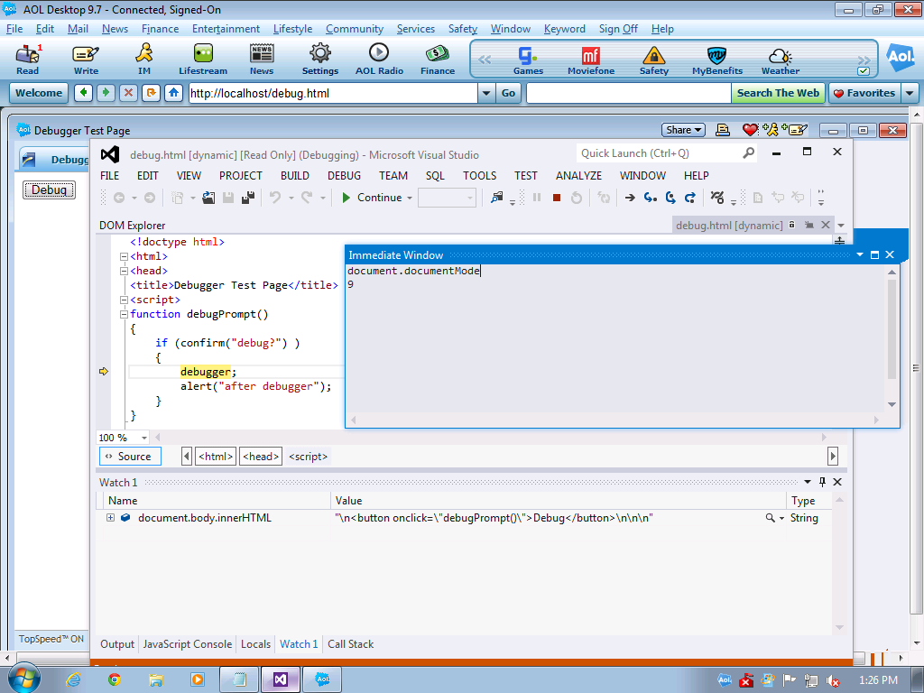 1024x768 Browser Console For Aol Desktop