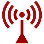 152x152 Wifi Ap Icon In Dark Red Favicon Information