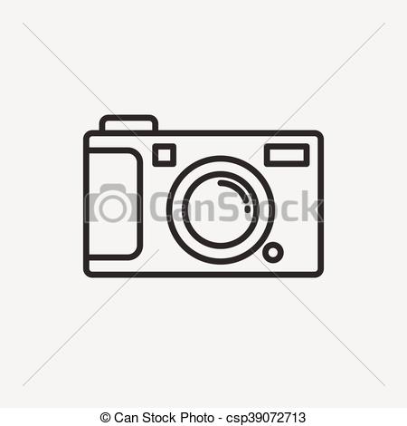 450x470 Camera Outline Icon