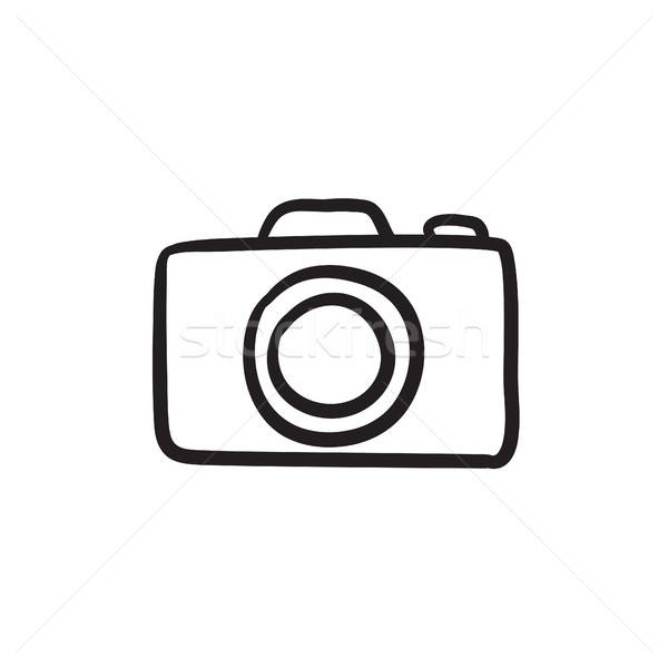 600x600 Camera Sketch Icon Vector Illustration Andrei Krauchuk