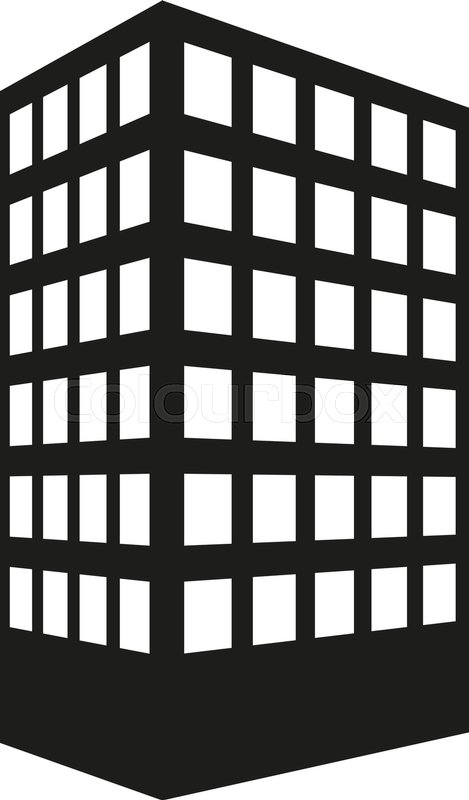 469x800 The Building Icon Apartment And Stock Vector Colourbox