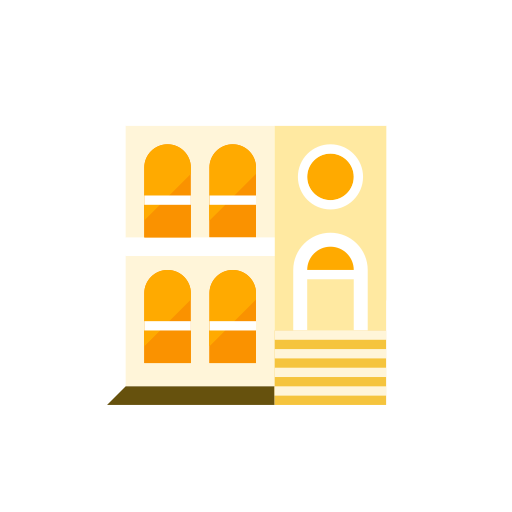 512x512 Apartment, Building Icon Free Of Kameleon Yellow