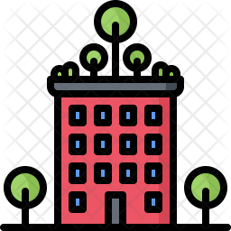 Apartment Icon Of Colored Outline Style 256x256 Apartment Icon Of Colored Outline Style