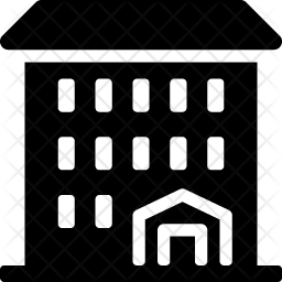 Apartment Icon Of Glyph Style 256x256 Apartment Icon Of Glyph Style