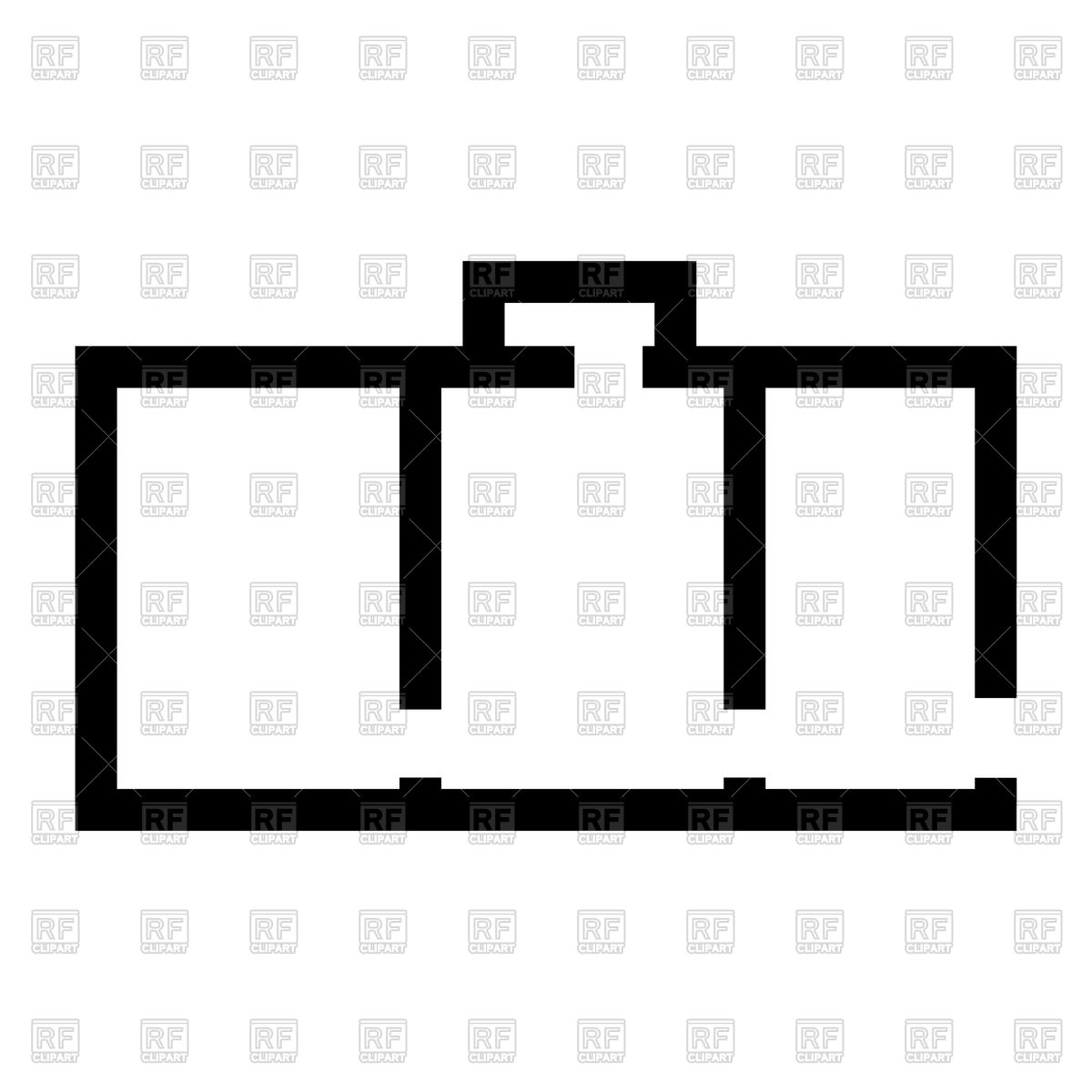 Apartment Plan Black Color Icon Vector Image Of Icons And Emblems 1200x1200 Apartment Plan Black Color Icon Vector Image Of Icons And Emblems