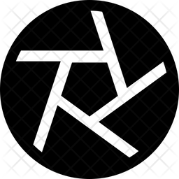 Aperture Icon Of Glyph Style 256x256 Aperture Icon Of Glyph Style
