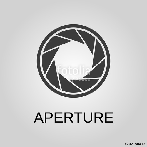 Aperture Icon Aperture Symbol Flat Design Stock 500x500 Aperture Icon Aperture Symbol Flat Design Stock