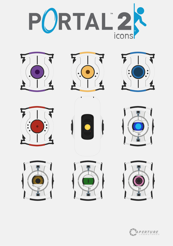 600x851 Aperture Science From Top Morality, Curiosity, Memory, Rage