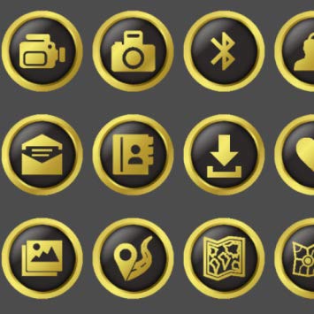 355x355 Apexnovaholoadw Gold Icon Pack Appstore For Android