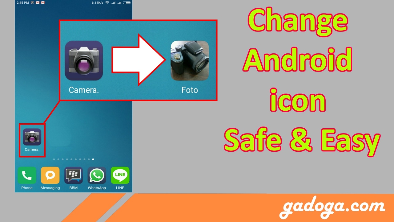 1280x720 How To Change Android Icon Without Root, Without Launcher, Without