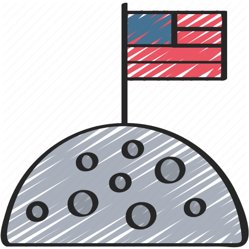 512x512 Apollo, Boomers, Generations, Landing, Moon Icon