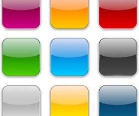 280x235 App Button Icons Colored Vector Set Free Download