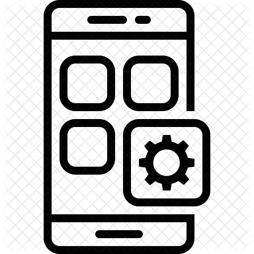 512x512 App Development Icon Of Line Style