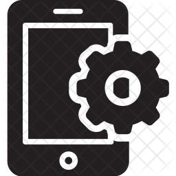 256x256 App Development Icon Of Glyph Style