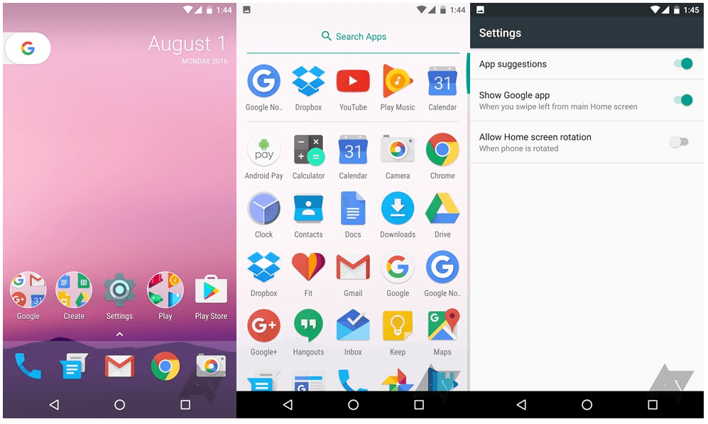 997x597 Leak Android Nougat Launcher Axes The App Drawer Icon Android
