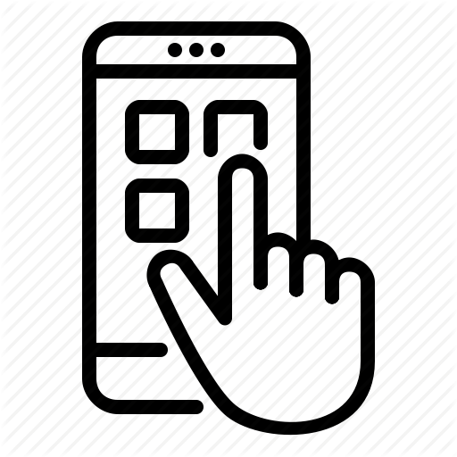 512x512 App, Hand, Mobile, Phone, Smartphone, Touch Icon