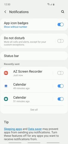 228x480 How To Disable App Icon Badges Unread Counts On Your Galaxy