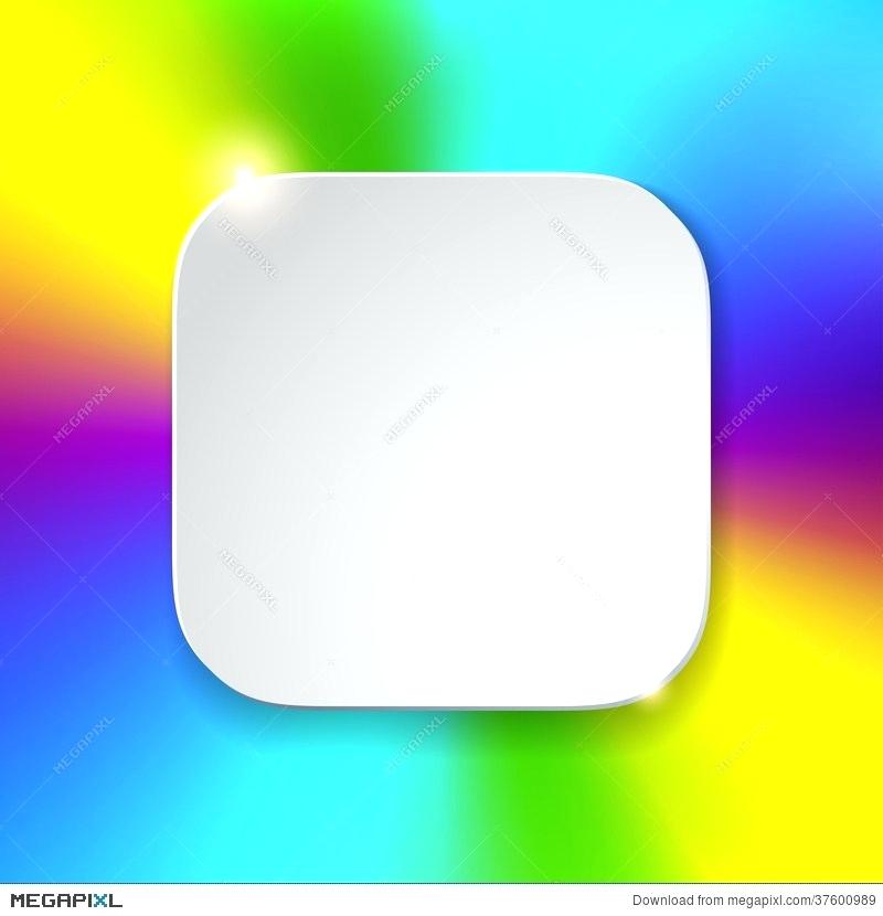 800x830 Blank App Icon Template With Flatted White Illustration Xaml