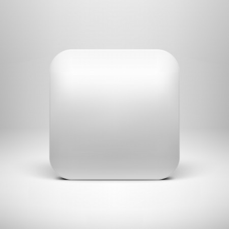 450x450 Technology White Blank App Icon Royalty Free Vector Graphics