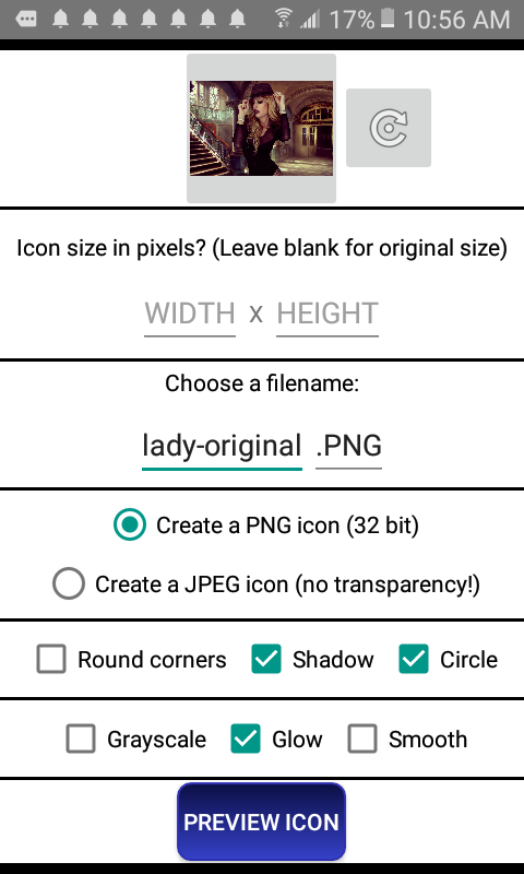 480x800 Icon Maker