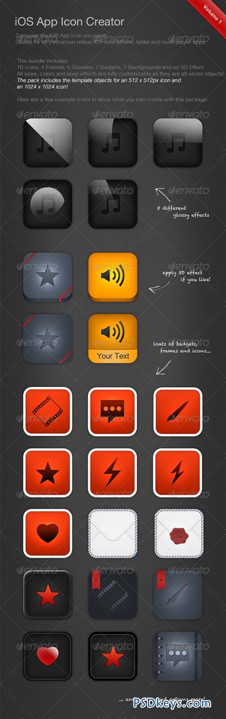 450x1429 Ios Icon Creator Free Download Photoshop Vector Stock
