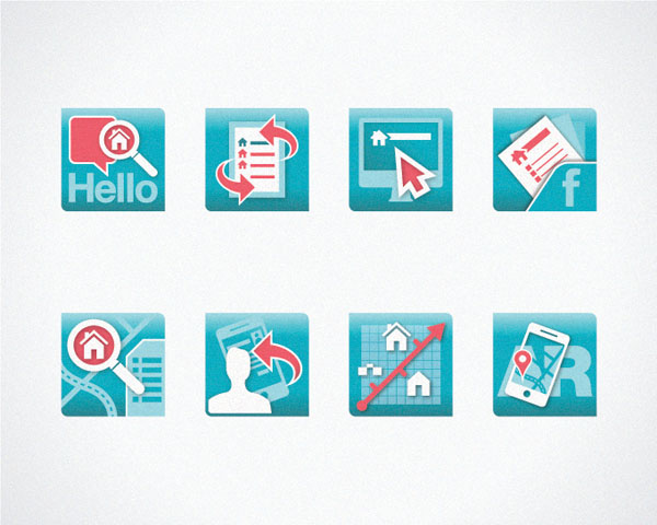 600x480 Icons Designed For Property Engine's Online Products