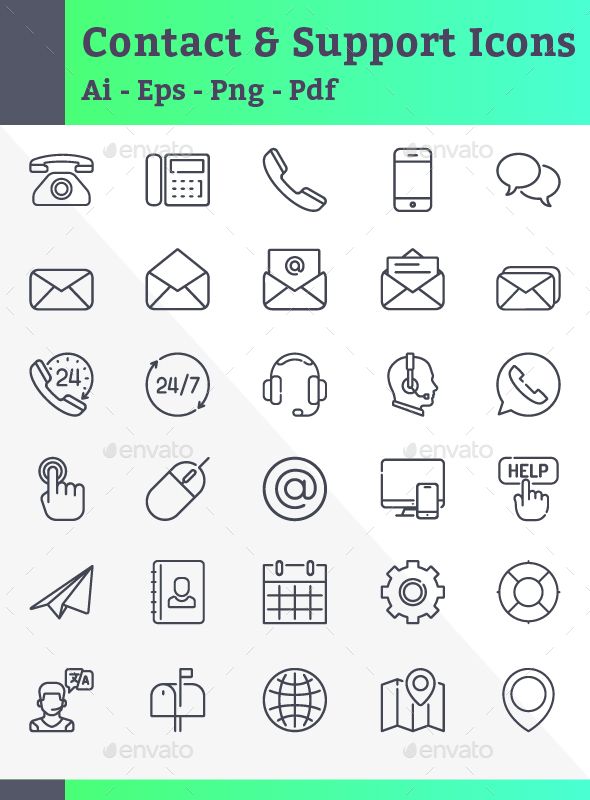 590x800 Contact Icons