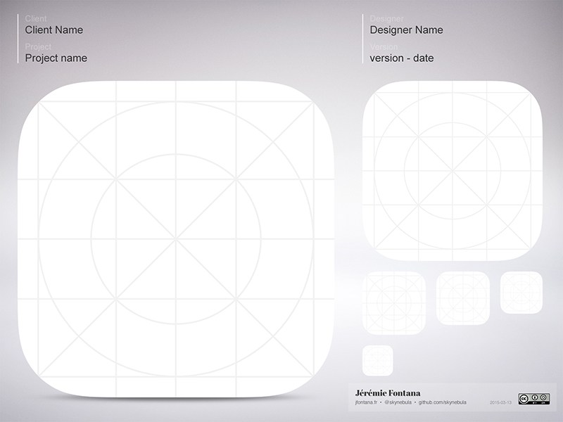 App Icon Design Template