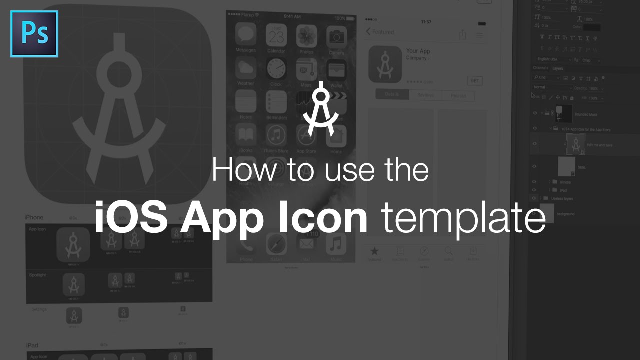 1280x720 How To Use The Ios App Icon Template