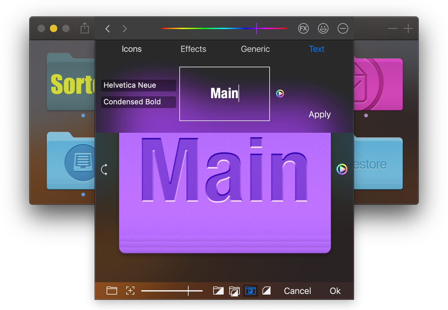 Foldermarker App Folder Icon Editor 1454x1004 Foldermarker App Folder Icon Editor