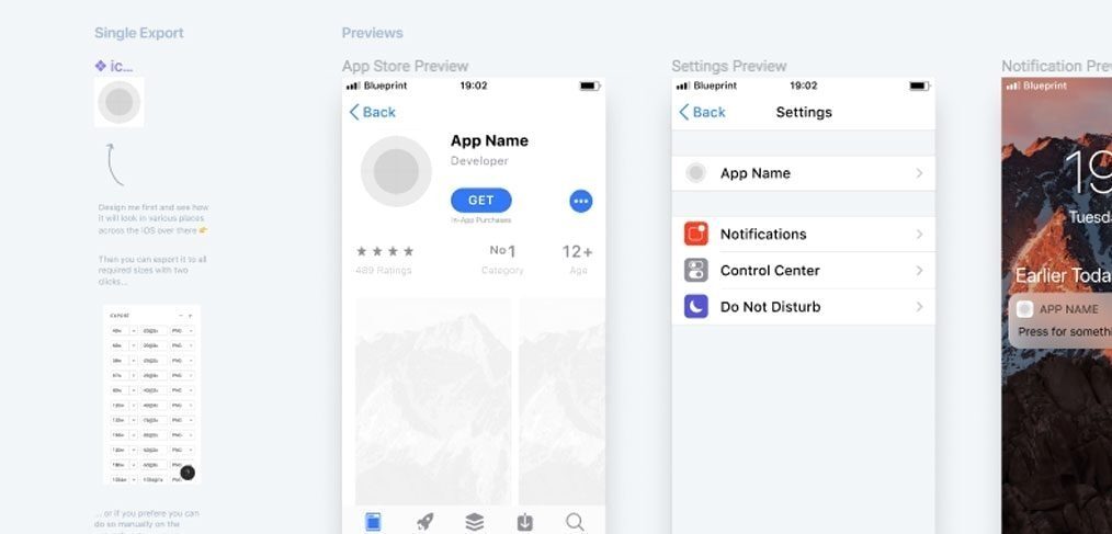 1014x487 Ios App Icon Template