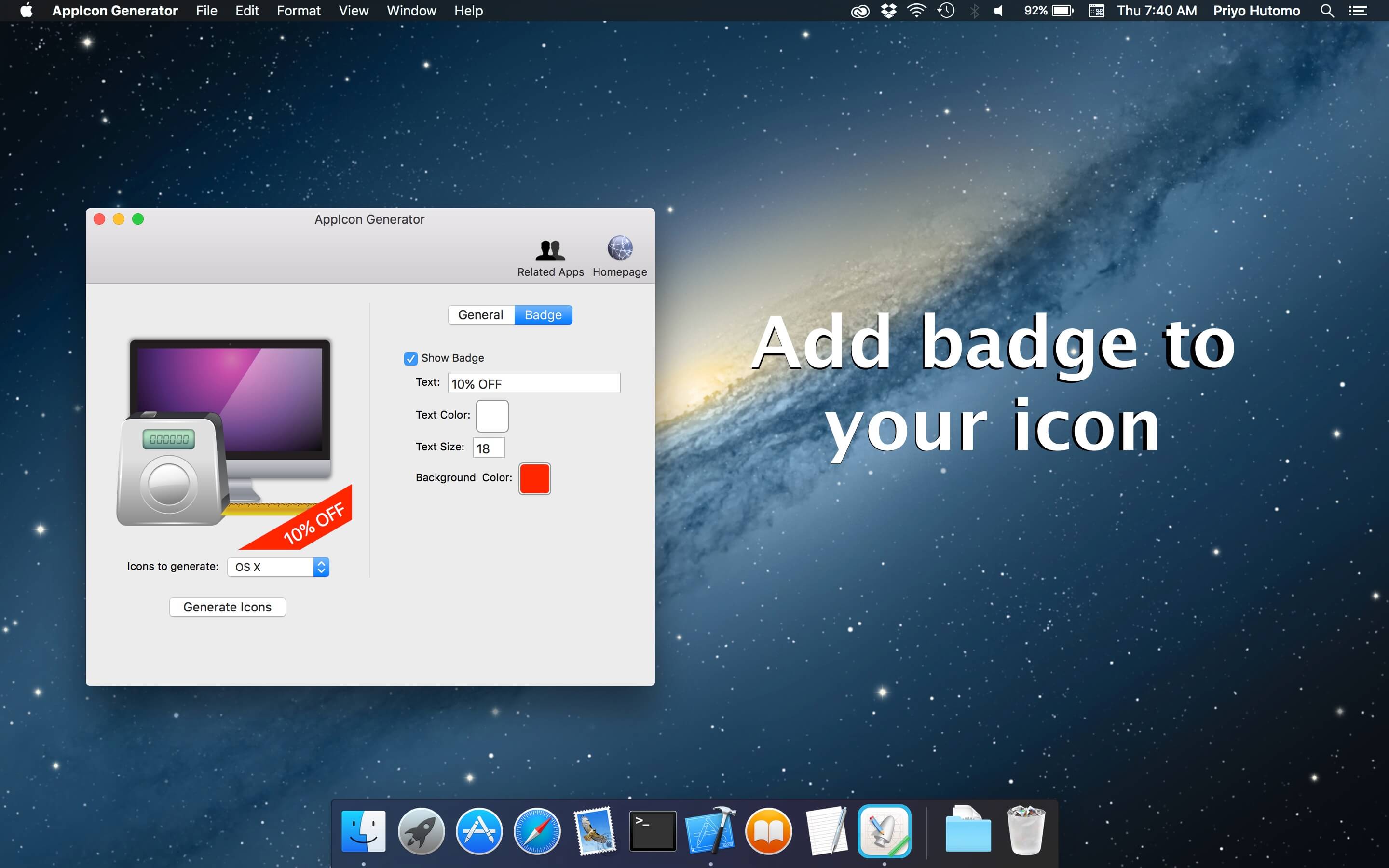 2880x1800 Appicon Generator Easily Create Icon For Os X, Ios, Watchos