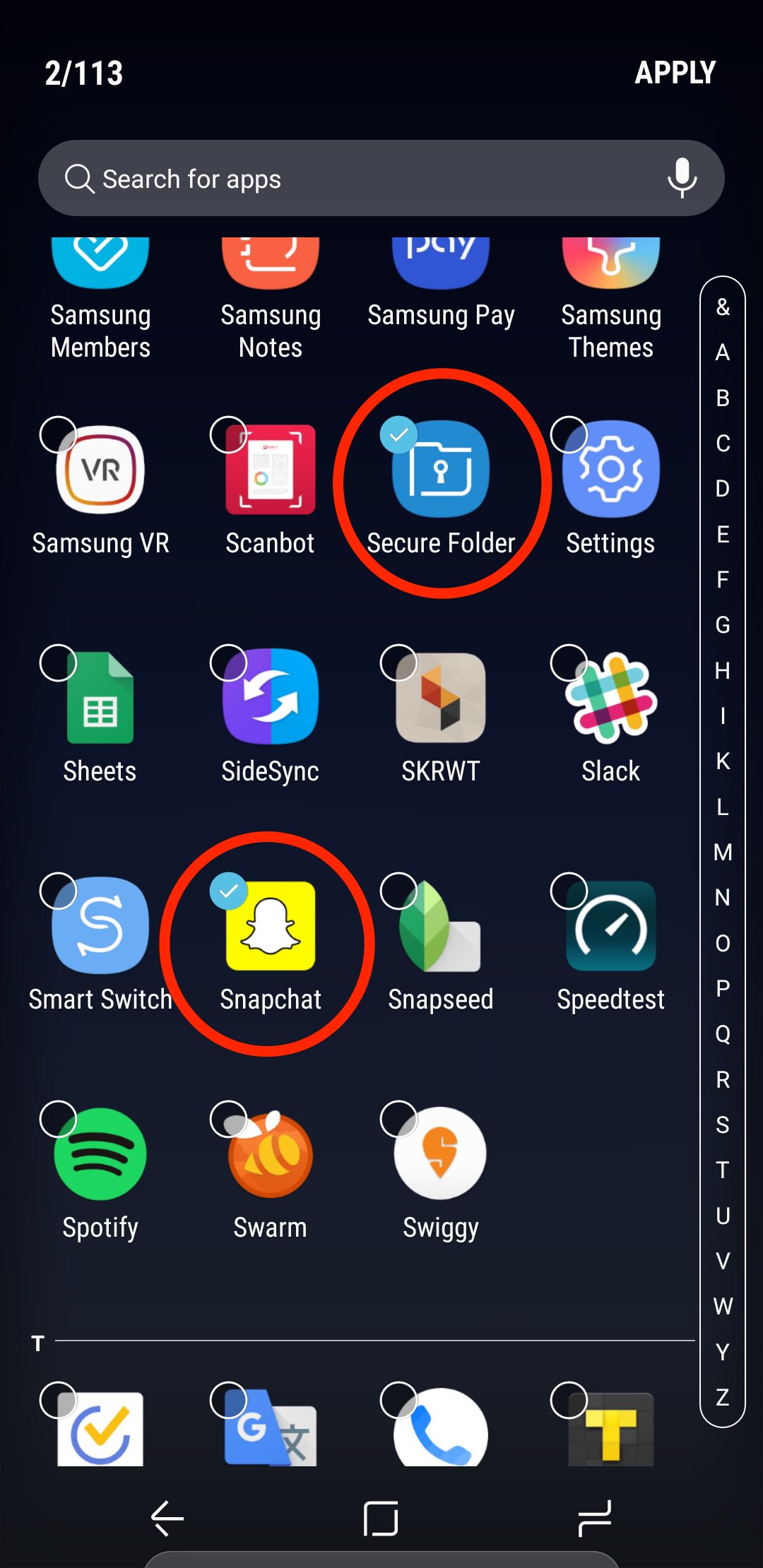1080x2220 Galaxy Tip Here's How To Hide Apps Or Games In The App