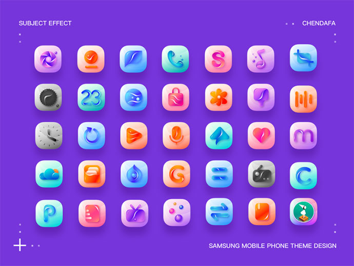 690x518 Inspiring Mobile App Logo Icons Designs Bashooka