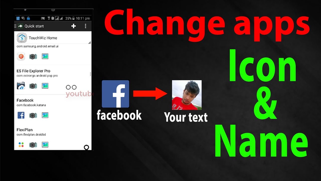 1280x720 How To Change Any Apps Icon And Apps Name Easily