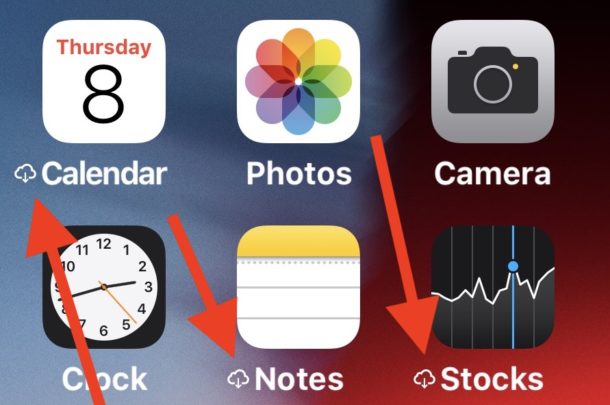 610x405 Icloud Symbol Next To Apps On Iphone Or Ipad Here's What It Means