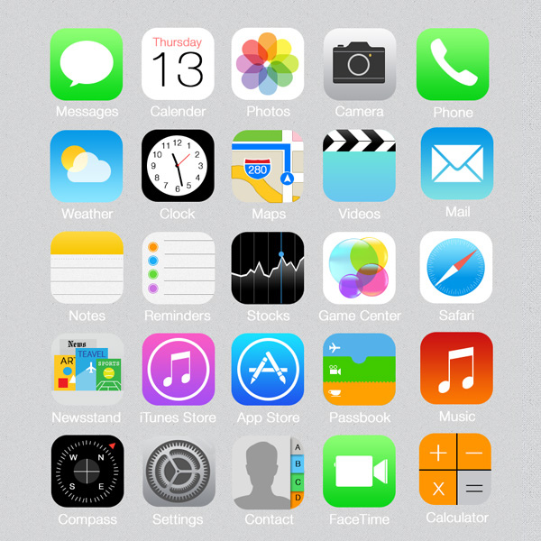 600x600 All Of Ios 's Icons Beta
