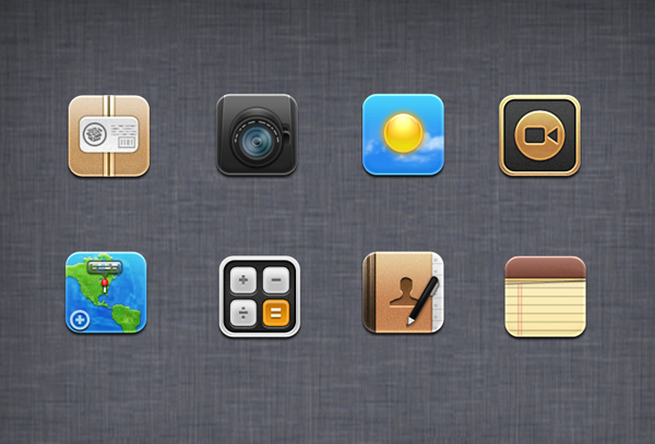 600x407 Exquisite App Icons Graphic Free Download
