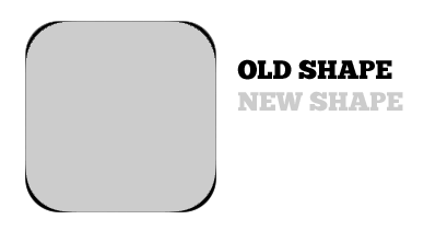 388x211 Golden Ratio Corner Rounded Frame Rectangle Button