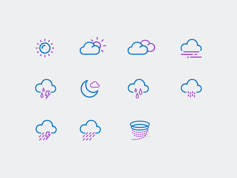 800x600 Weather App Icons Free Template Repo