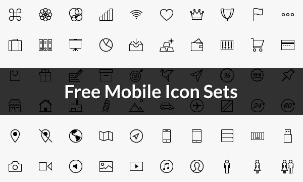 600x360 Free Mobile Icon Sets Recommended
